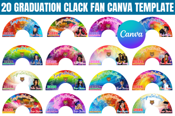 Download 20 Graduation Clack Fan Canva Template - Canva Collection