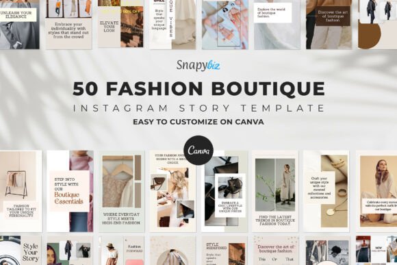 Download Fashion Instagram Canva Story Templates - Canva Collection